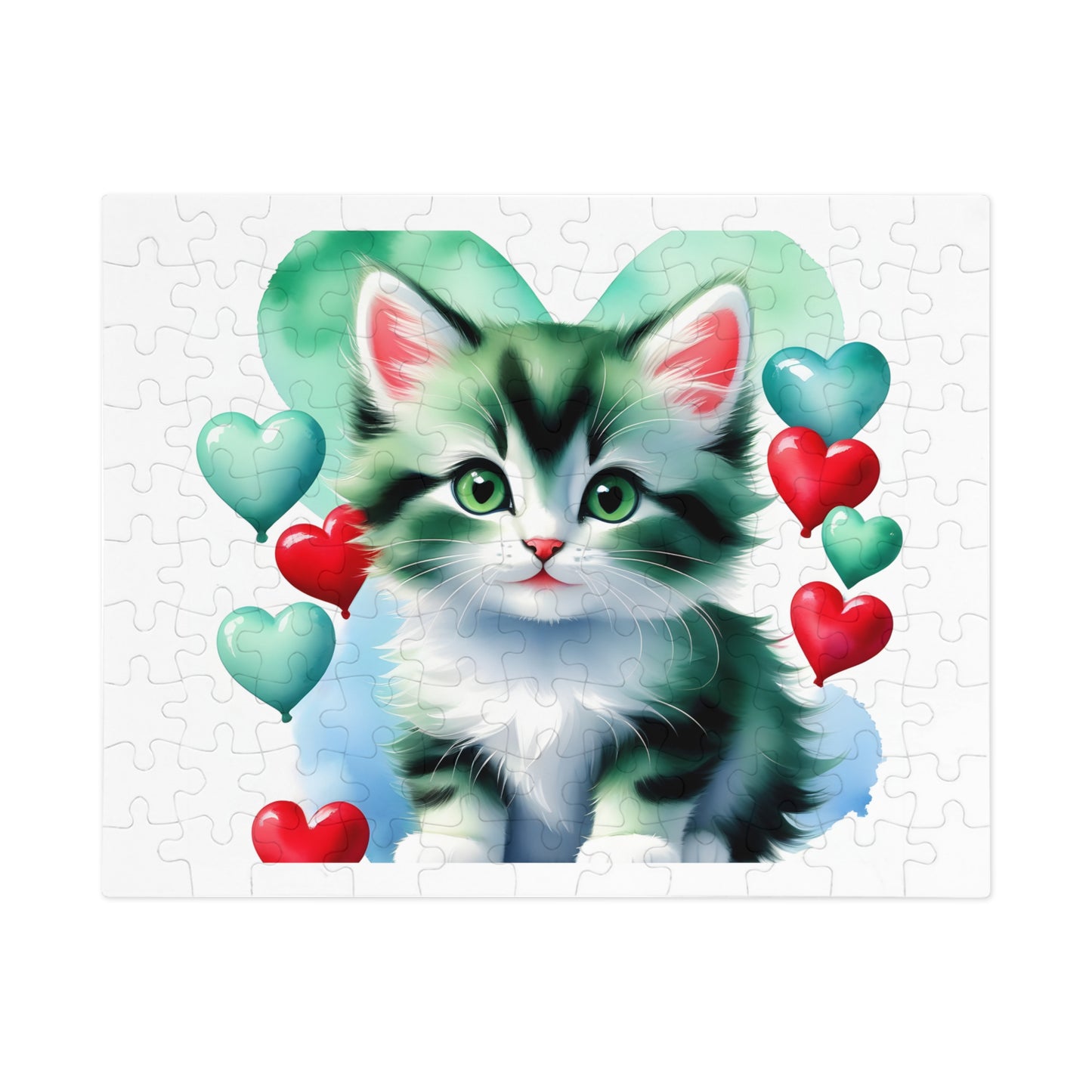 Jigsaw Puzzle, Cat, Personalised/Non-Personalised (30, 110, 252, 500,1000-Piece)