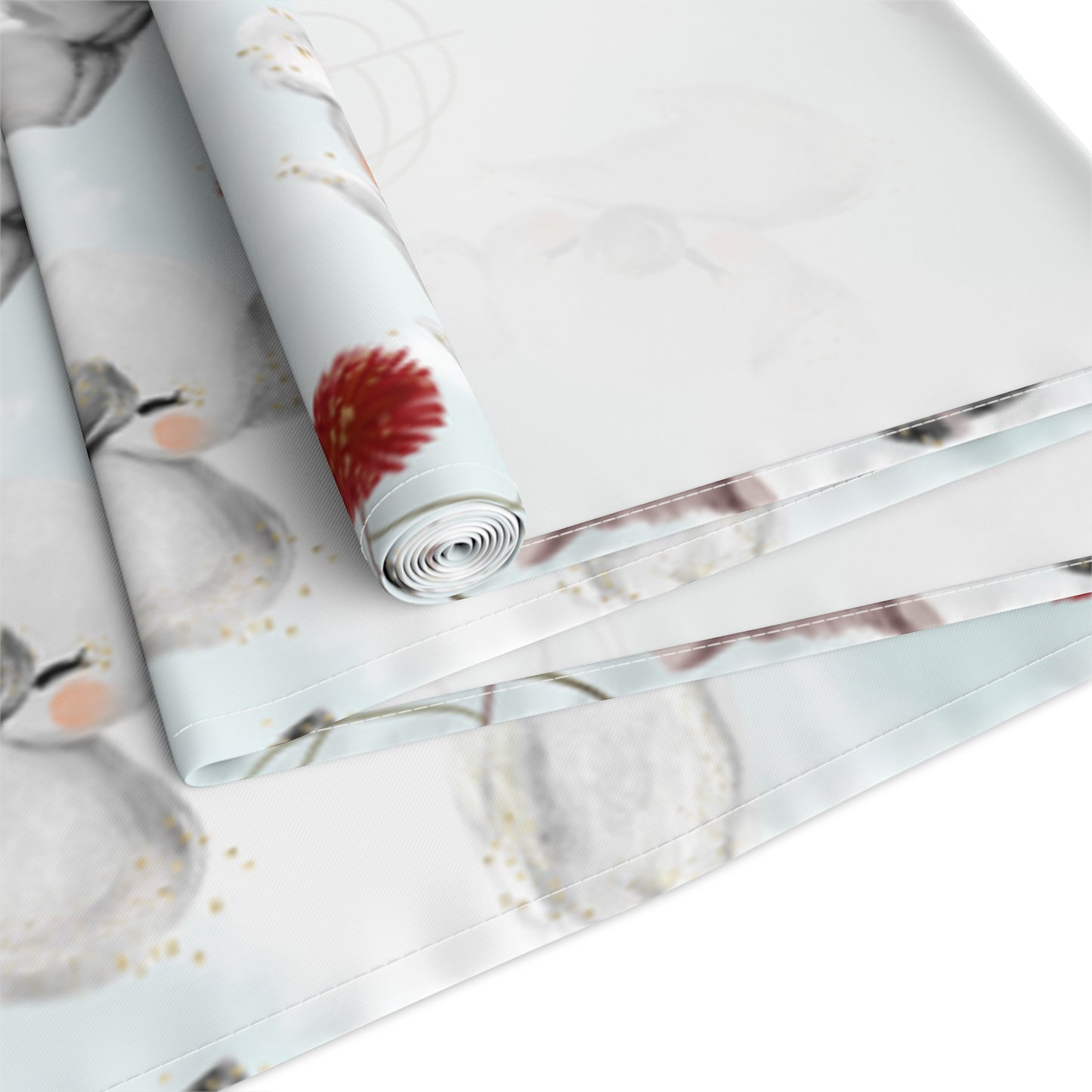 Australian Animals and Australian Floral Table Runner, Cotton Twill and Poly Available