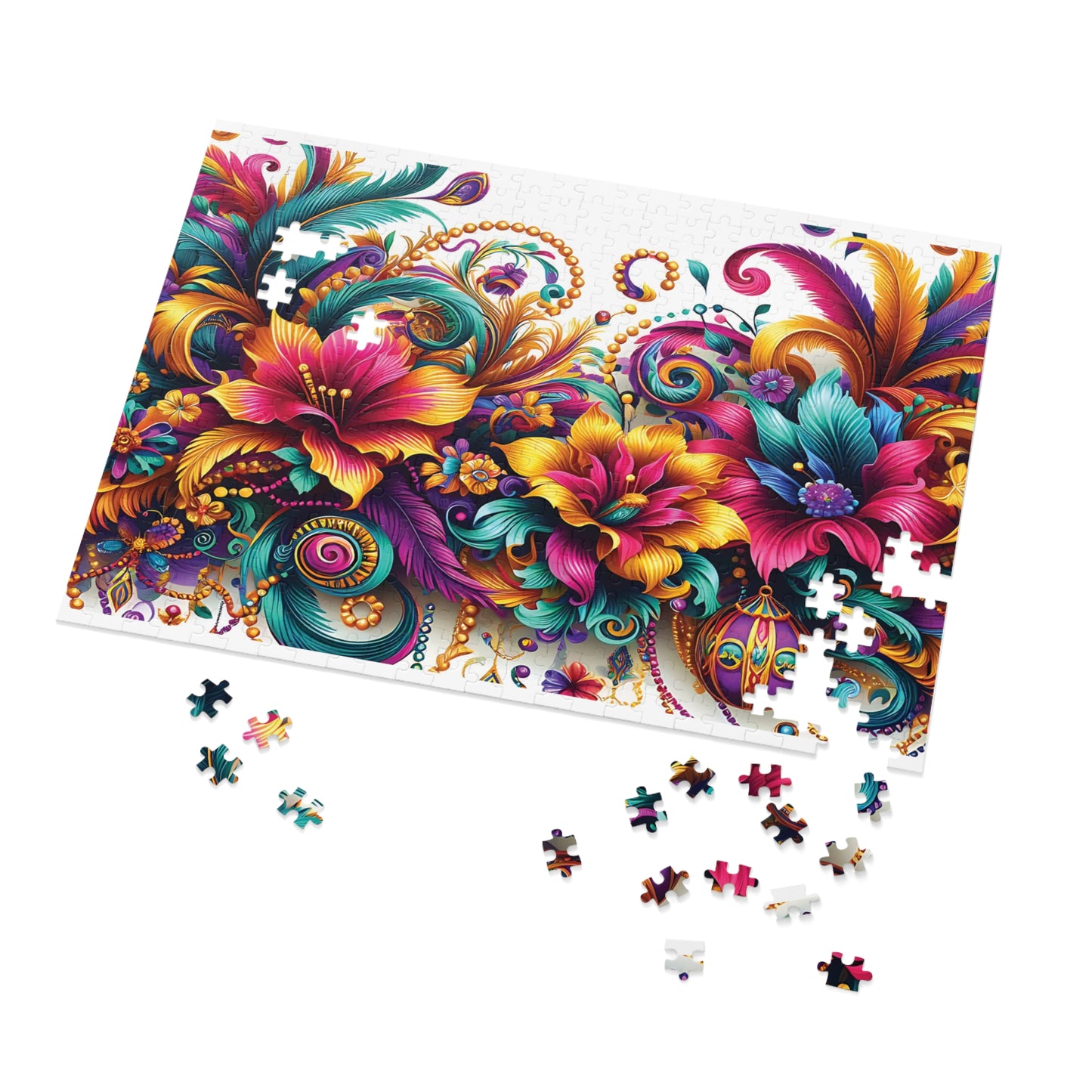 Jigsaw Puzzle, Floral, Personalised/Non-Personalised (30, 110, 252, 500,1000-Piece)