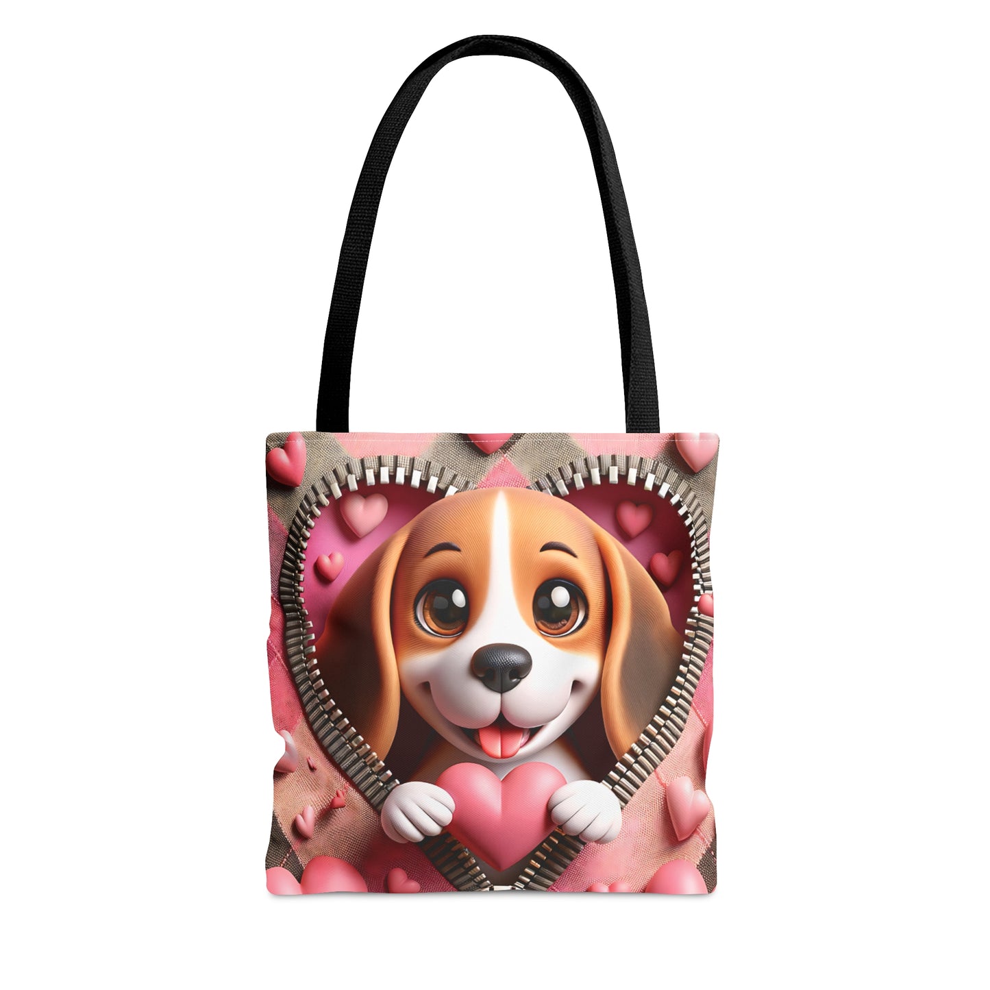 Tote Bag, Cute Dog, Personalised/Non-Personalised Tote bag