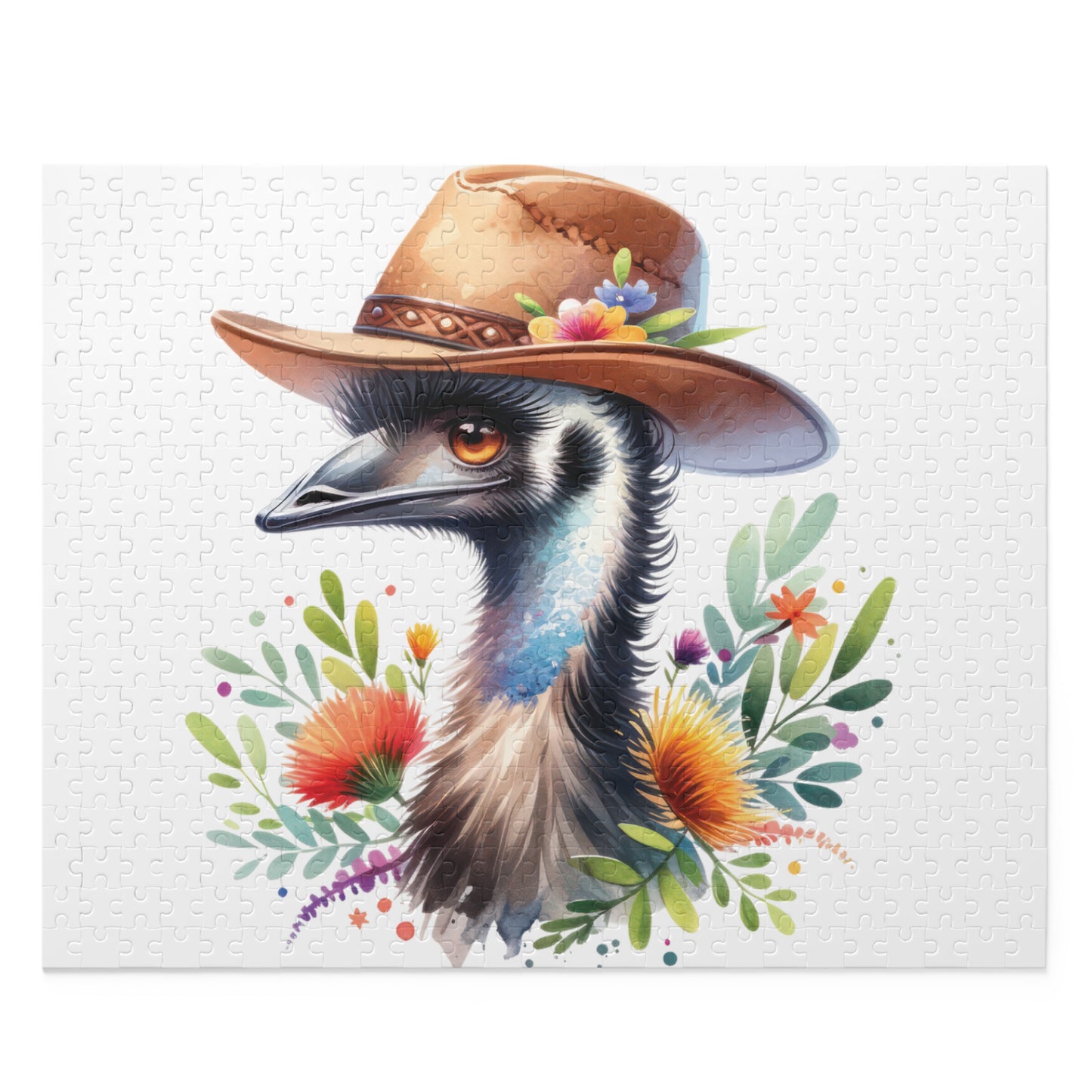 Personalised/Non-Personalised Puzzle, Emu (120, 252, 500-Piece)