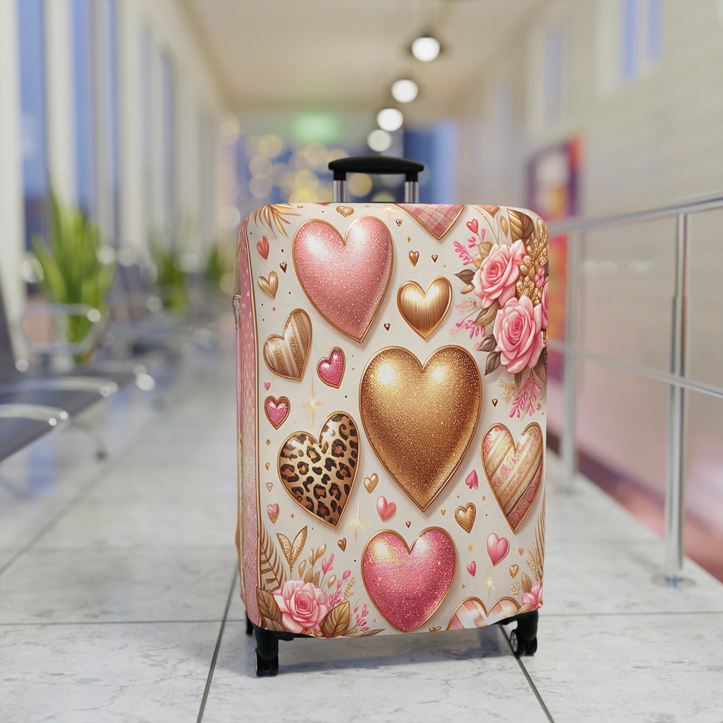 Luggage Cover, Hearts, awd-430