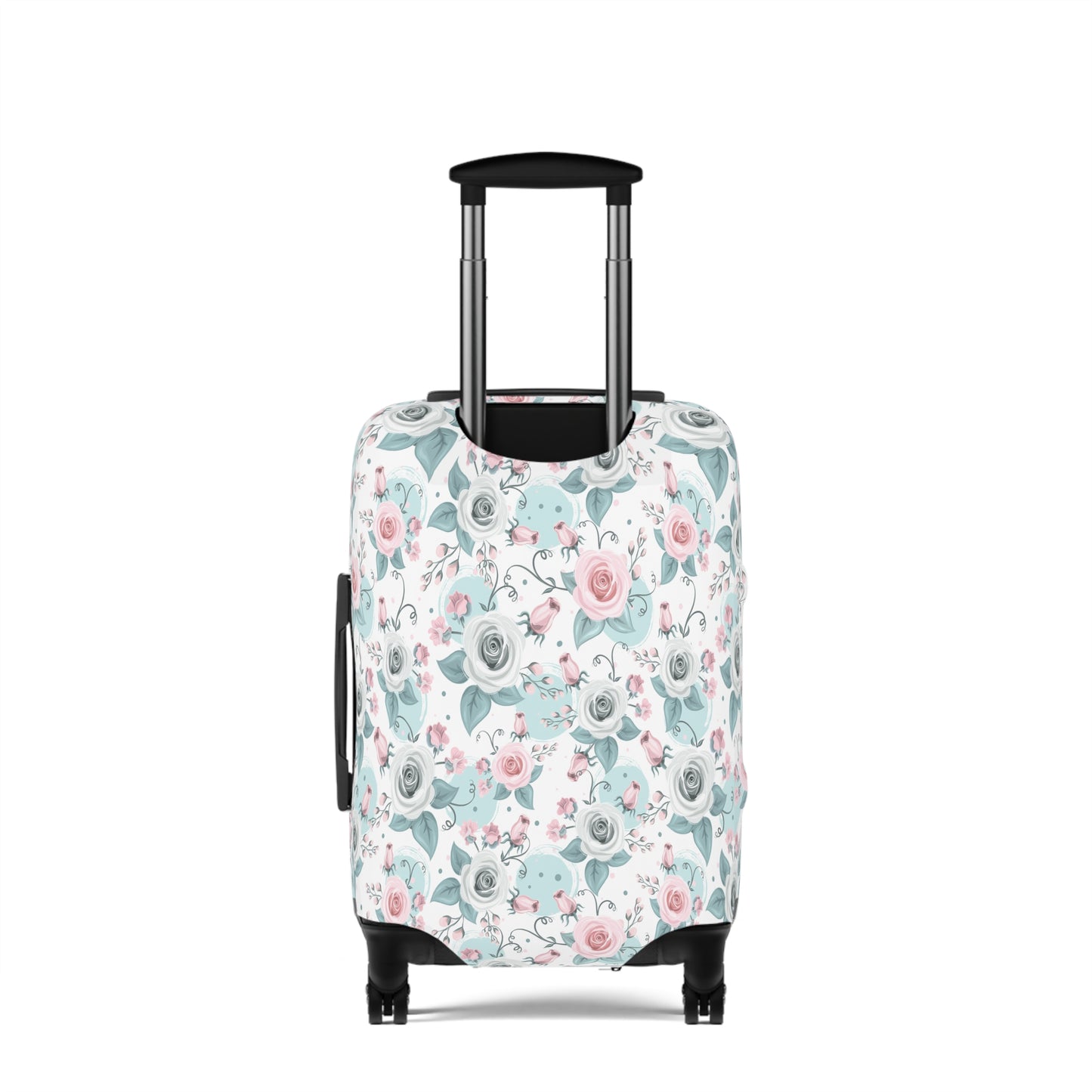 Luggage Cover, Green and Pink Floral, awd-1770