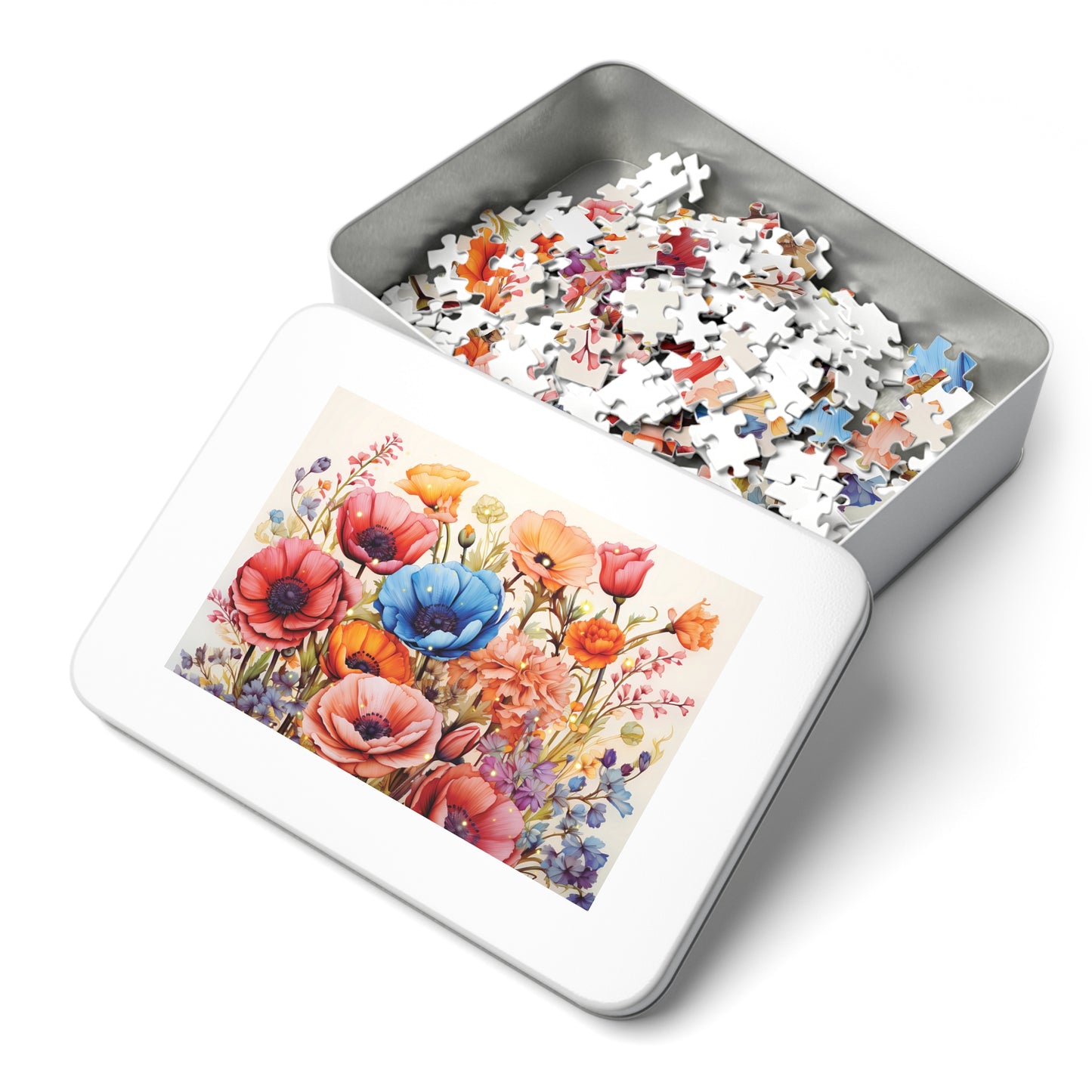 Jigsaw Puzzle, Floral, Personalised/Non-Personalised (30, 110, 252, 500,1000-Piece)