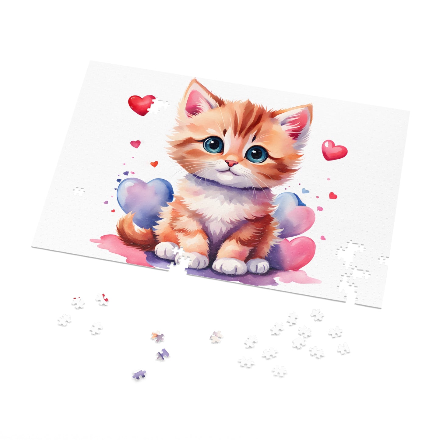 Jigsaw Puzzle, Cat, Personalised/Non-Personalised (30, 110, 252, 500,1000-Piece)