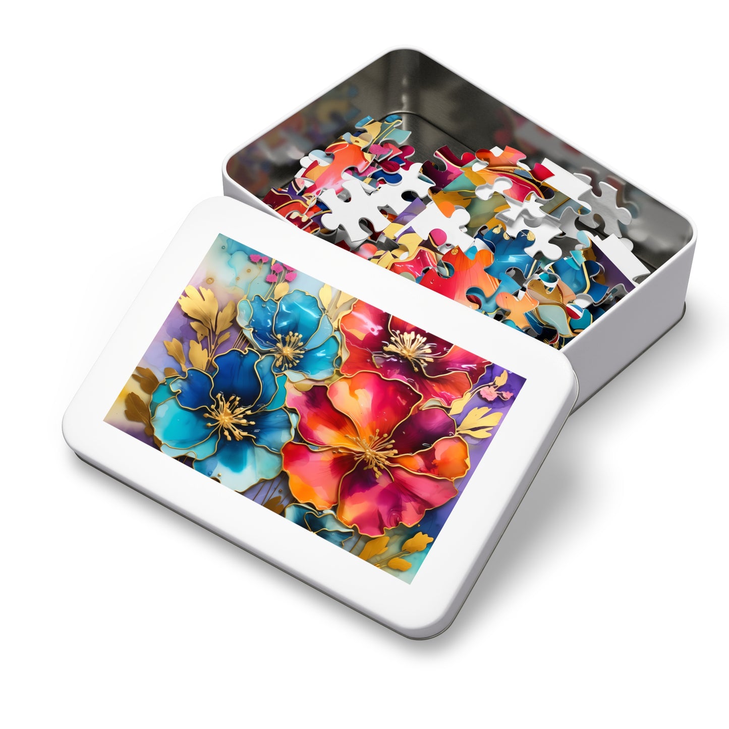 Jigsaw Puzzle, Floral, Personalised/Non-Personalised (30, 110, 252, 500,1000-Piece)