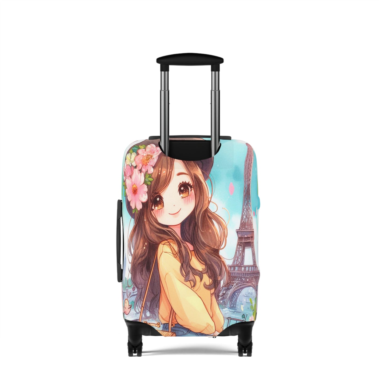 Luggage Cover, Just a Girl Who loves Travelling, awd-2106