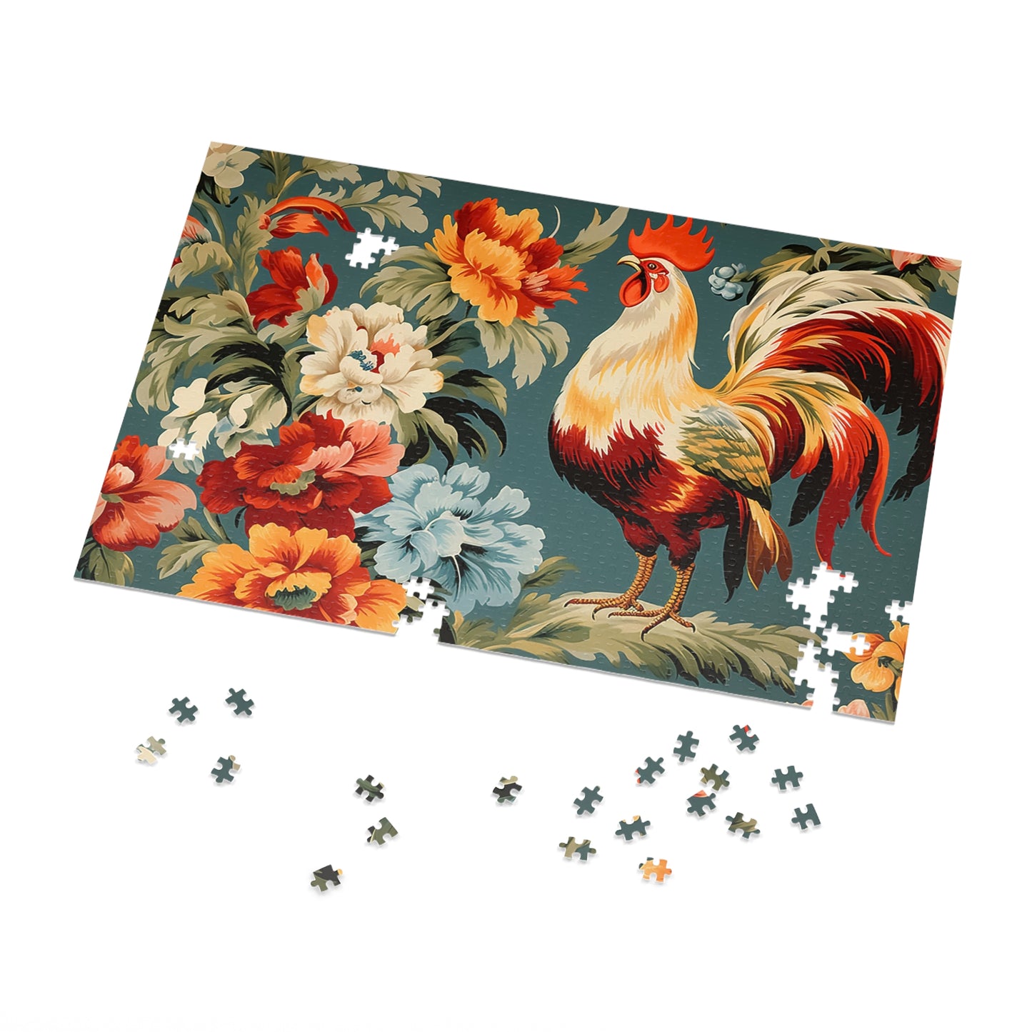 Jigsaw Puzzle, Chicken/Rooster, Personalised/Non-Personalised (30, 110, 252, 500,1000-Piece)