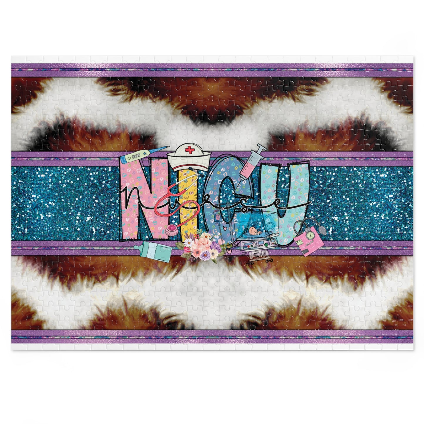 Jigsaw Puzzle, NICU Nurse, Personalised/Non-Personalised (30, 110, 252, 500,1000-Piece)