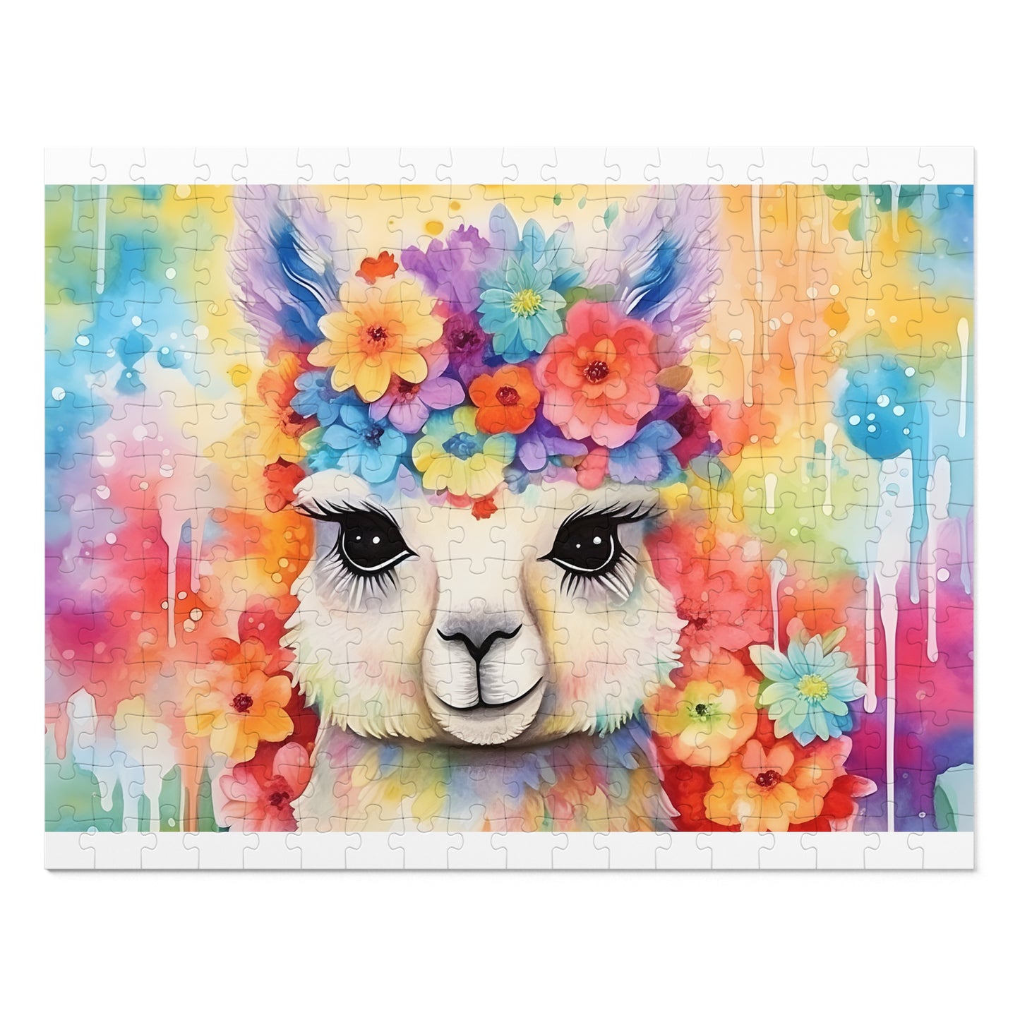 Jigsaw Puzzle, Llama, Personalised/Non-Personalised (30, 110, 252, 500,1000-Piece)