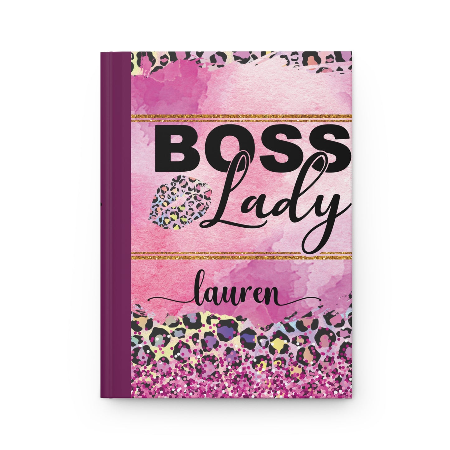 Personalised Hardcover Journal Matte, Boss Lady, awd-1471