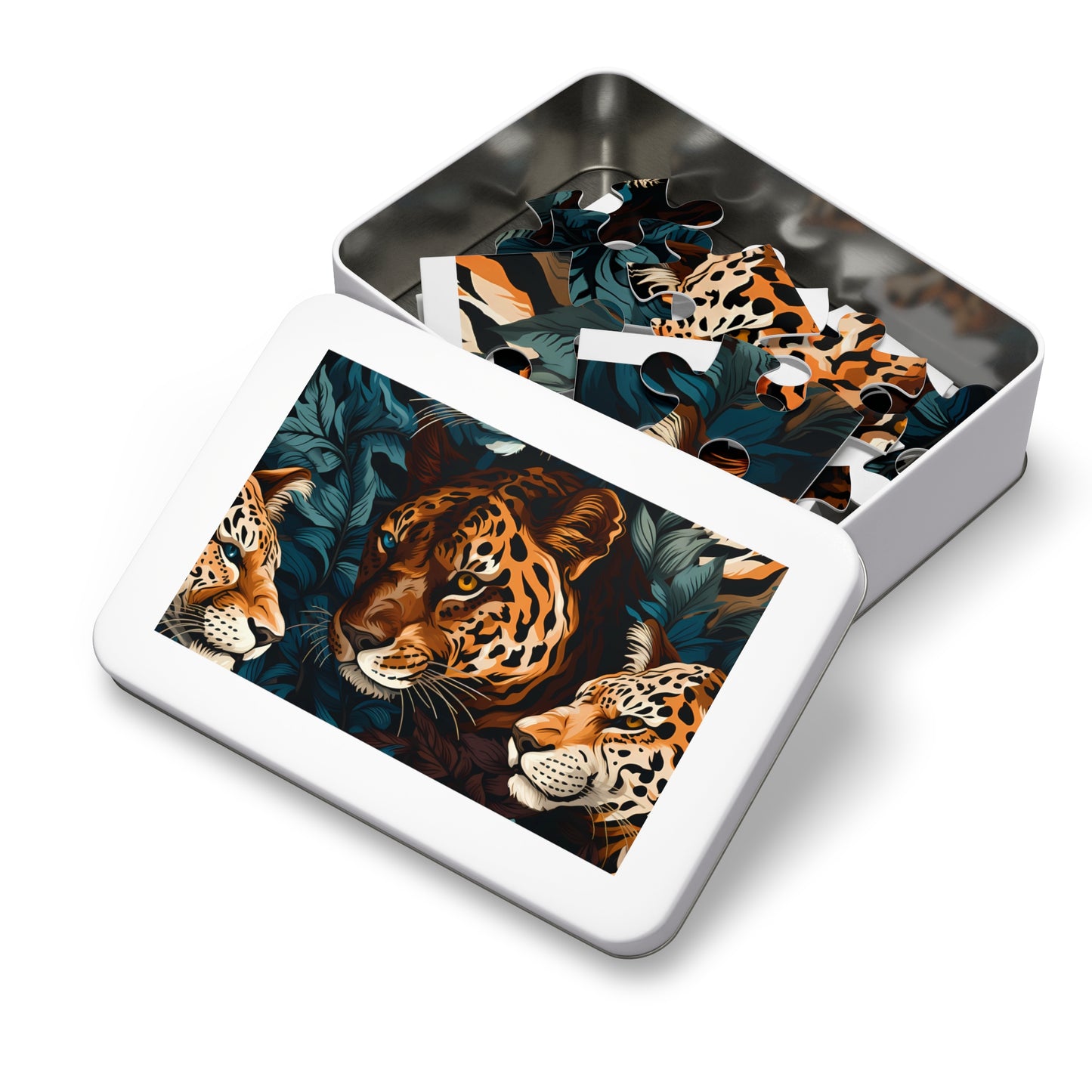 Jigsaw Puzzle, Leopard, Personalised/Non-Personalised (30, 110, 252, 500,1000-Piece)