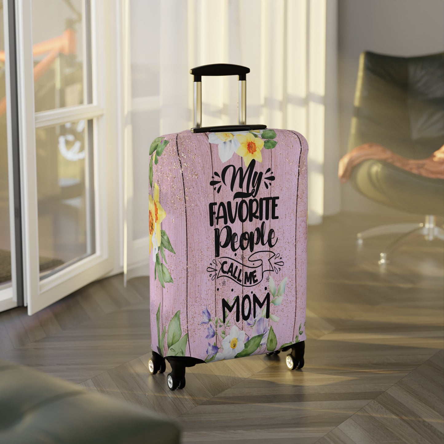 Luggage Cover, My favorite People call me Mom, awd-1363