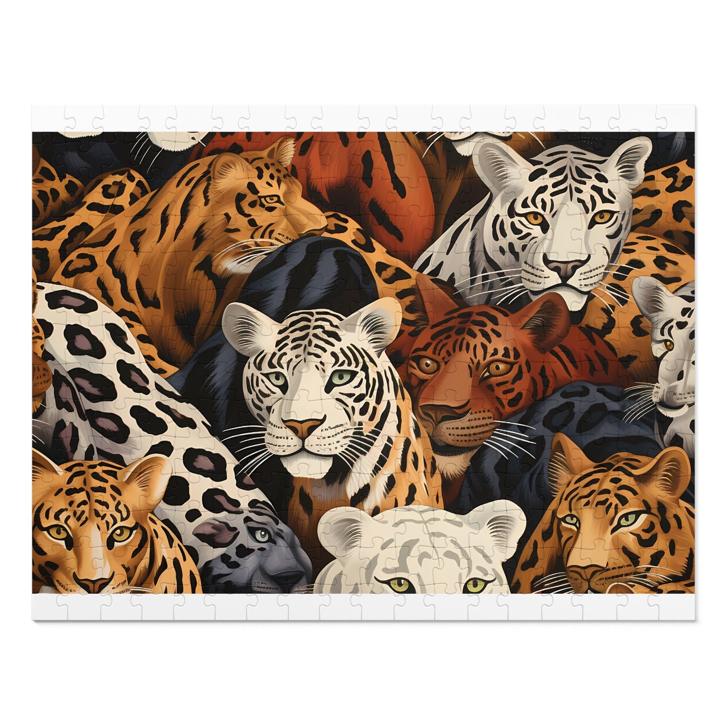 Jigsaw Puzzle, Leopard, Personalised/Non-Personalised (30, 110, 252, 500,1000-Piece)