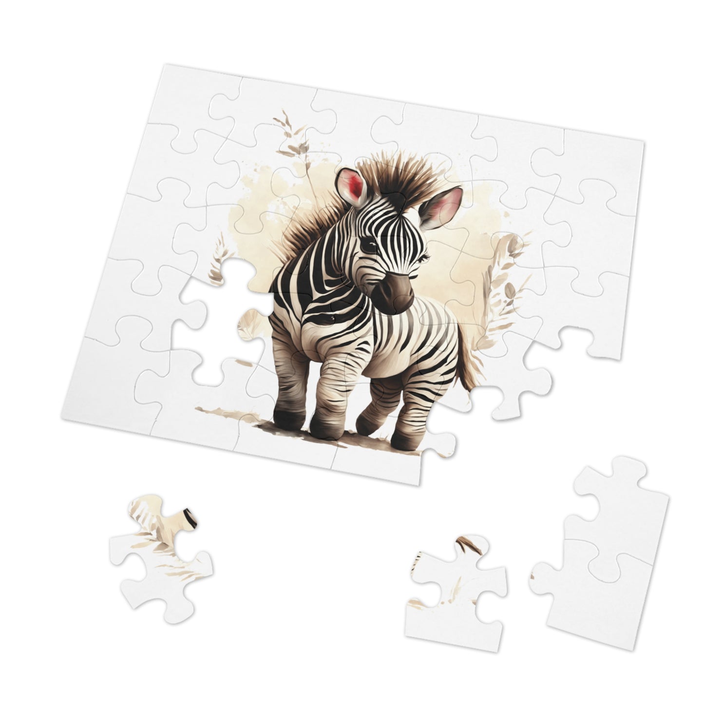 Jigsaw Puzzle, Zebra, Personalised/Non-Personalised (30, 110, 252, 500,1000-Piece)