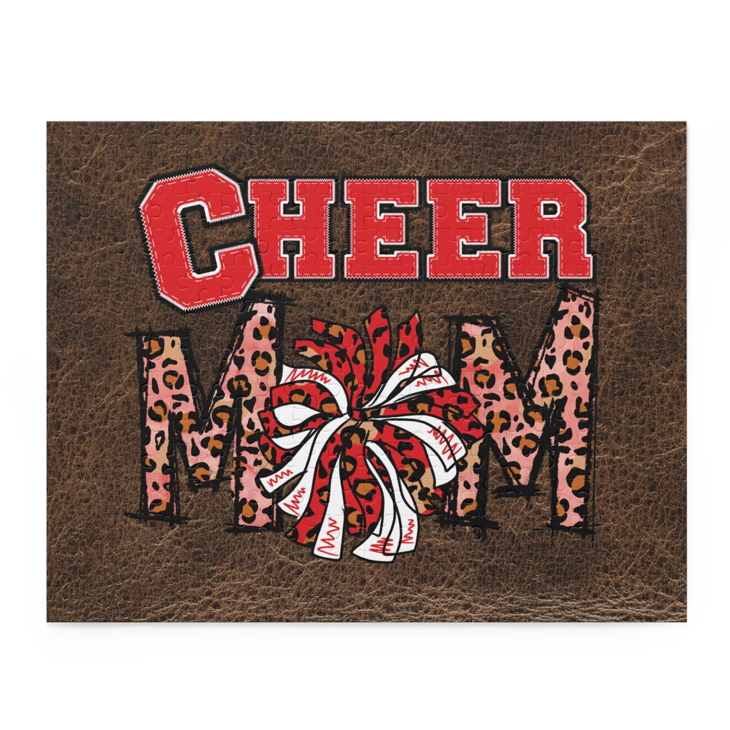 Personalised/Non-Personalised Puzzle, Cheer Mom (120, 252, 500-Piece)