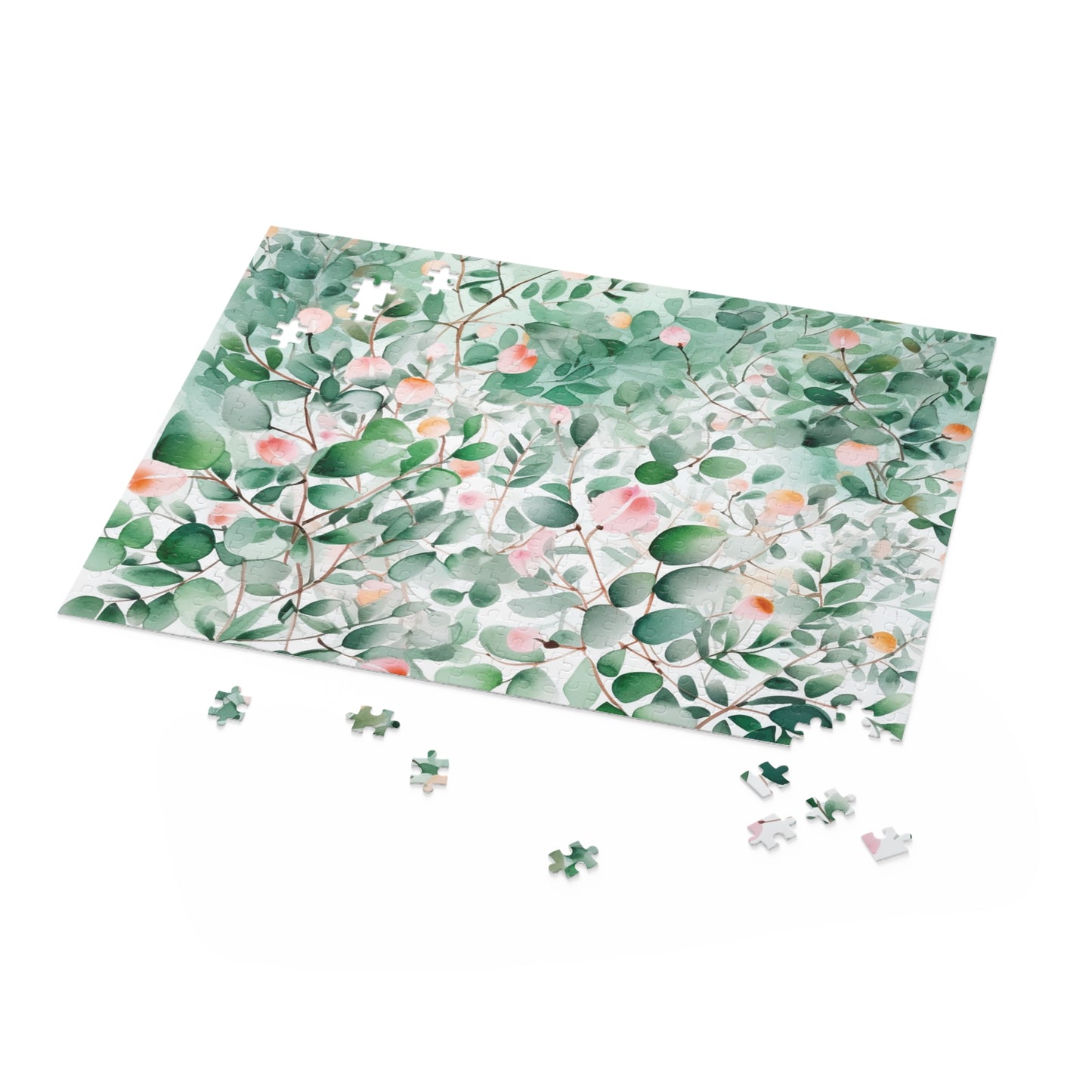 Personalised/Non-Personalised Puzzle, Eucalyptus Leaves (120, 252, 500-Piece)