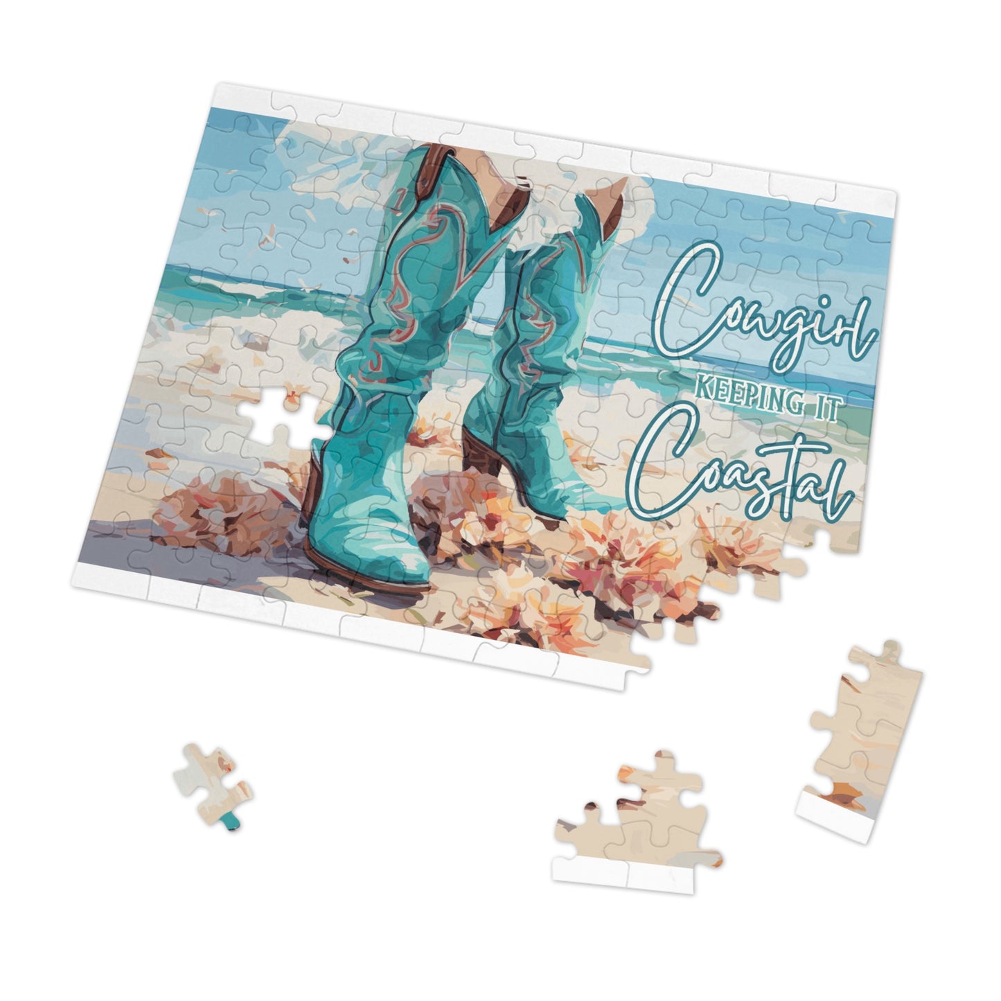 Jigsaw Puzzle, Country Girl, Personalised/Non-Personalised (30, 110, 252, 500,1000-Piece)