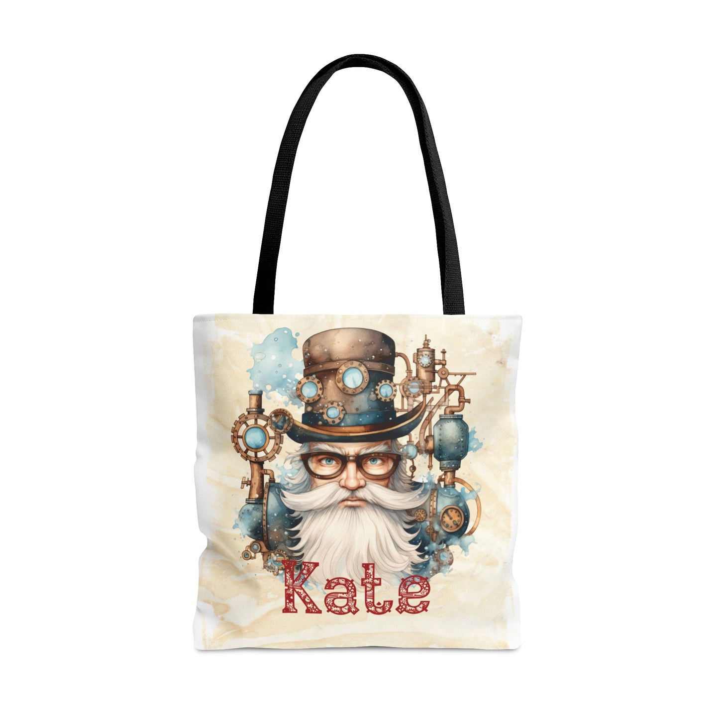 Steampunk Personalised Tote Bag, Steampunk Christmas bag, Christmas Tote Bag, Personalised/Non-Personalised