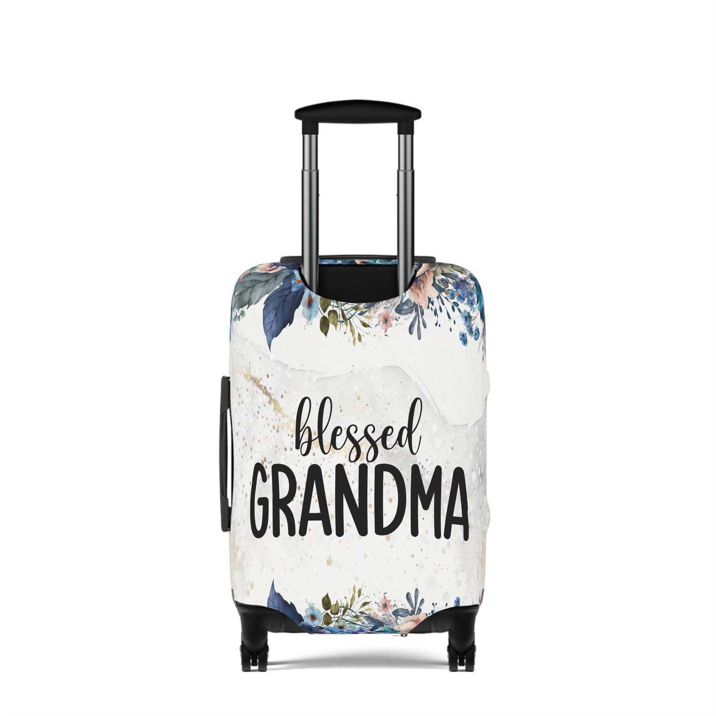 Luggage Cover, Floral, Blessed Grandma, awd-729