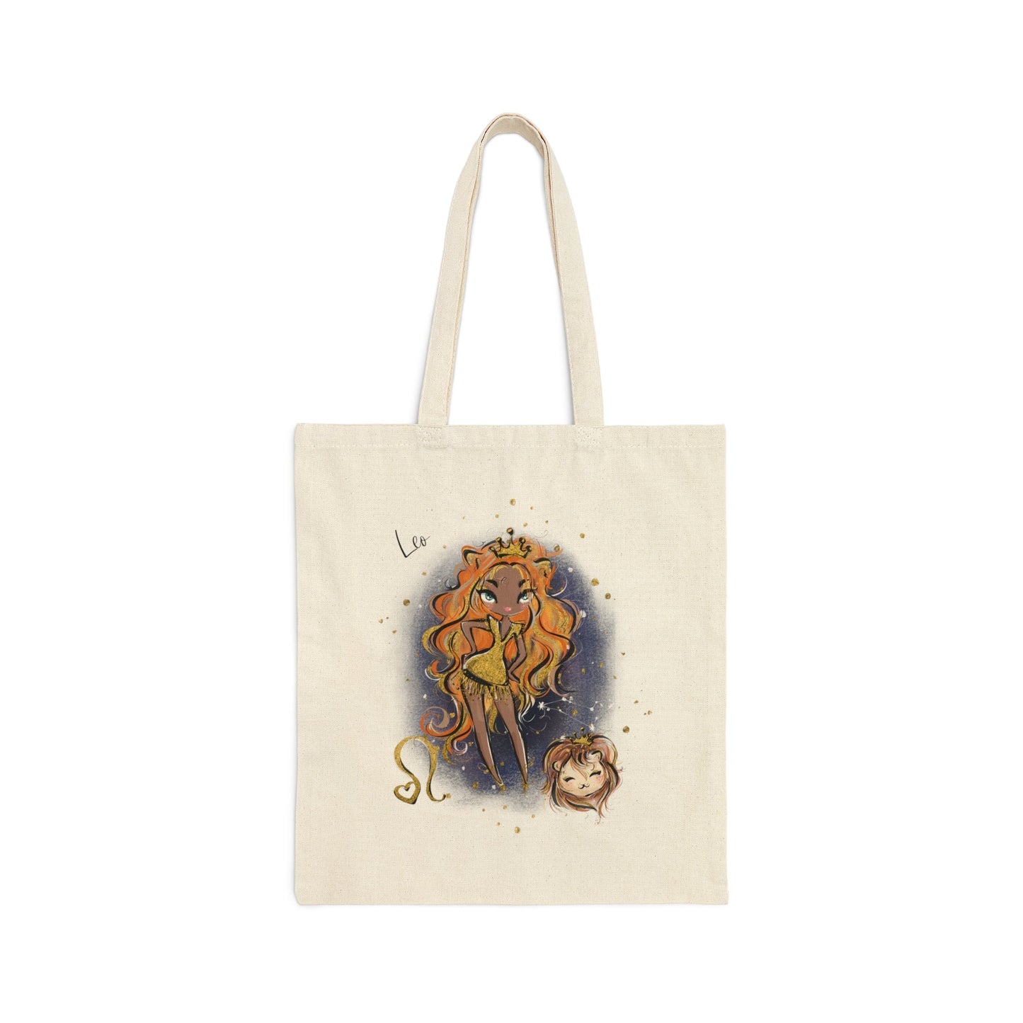 Canvas Tote Bag, Zodiac, Leo