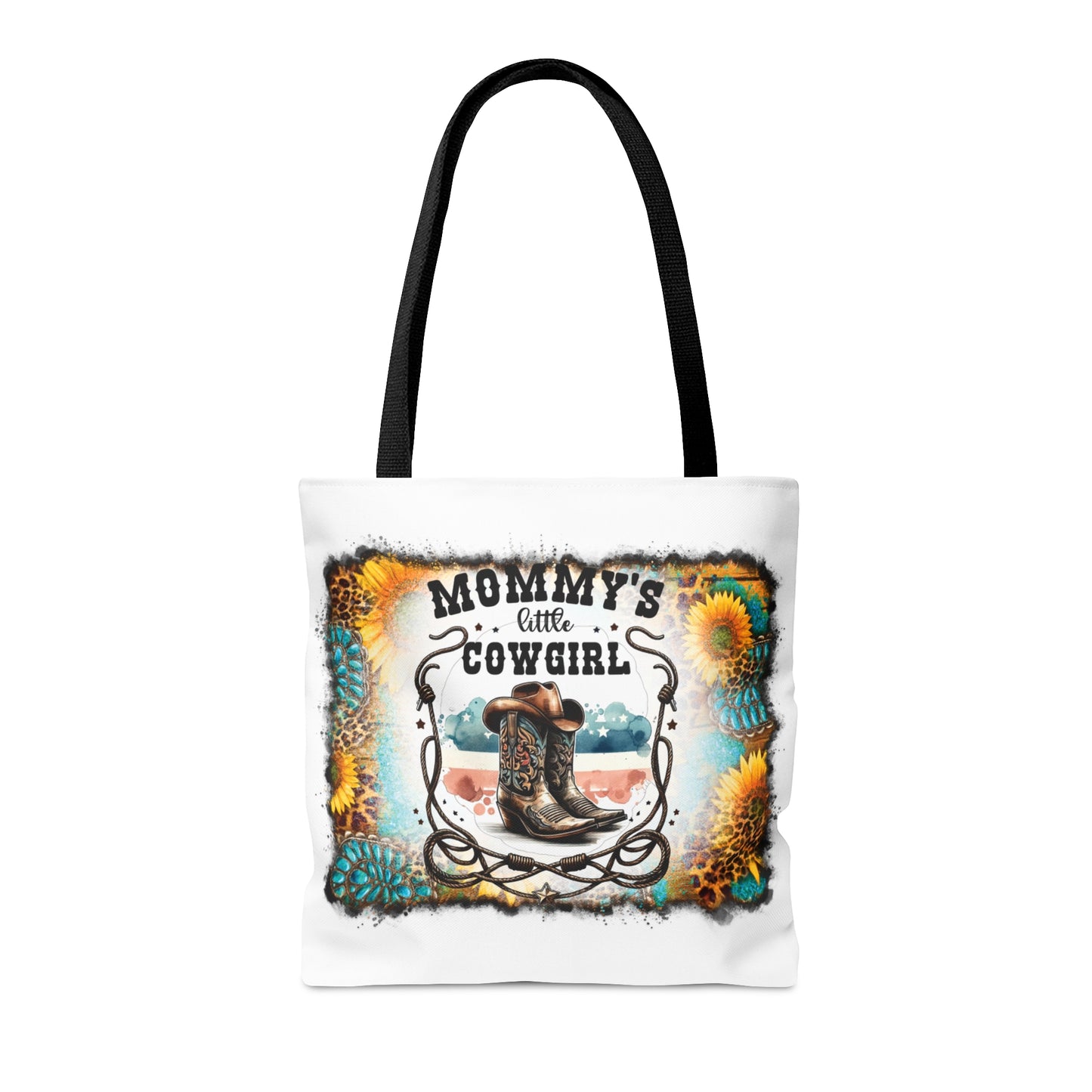 Tote Bag, Western, Momm'y Little Cowgirl