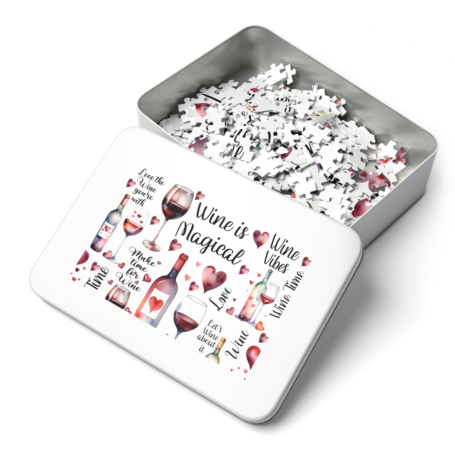 Jigsaw Puzzle, Wine is Magical, Personalised/Non-Personalised (30, 110, 252, 500,1000-Piece)