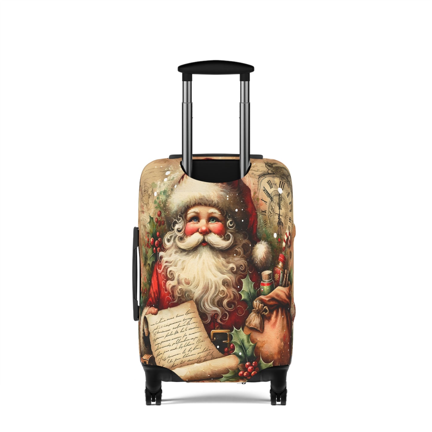 Luggage Cover, Christmas, Vintage Santa, awd-1480