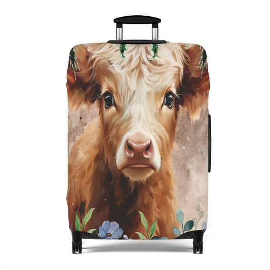 Luggage Cover, Highland Cow, awd-424