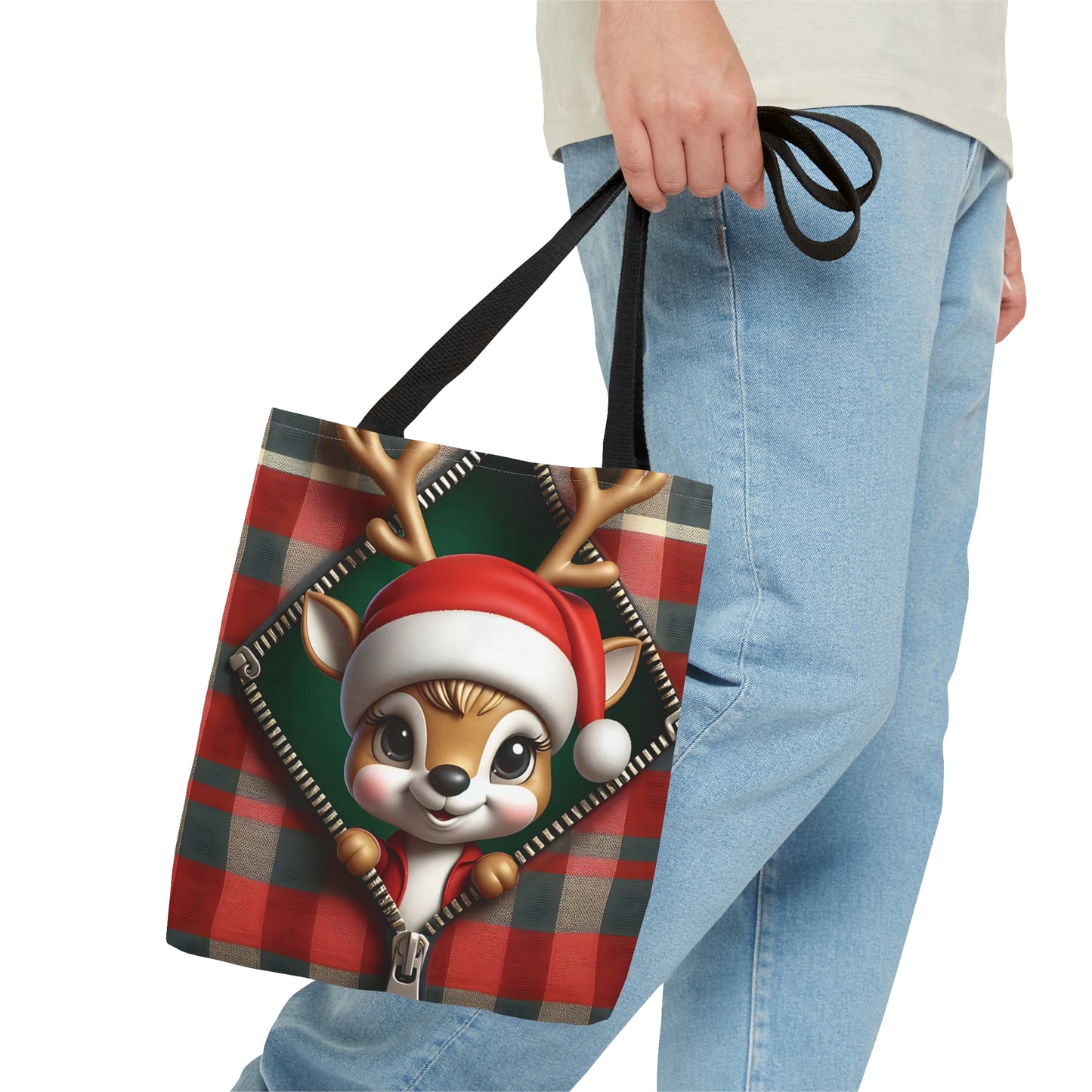 Tote Bag, Christmas Reindeer