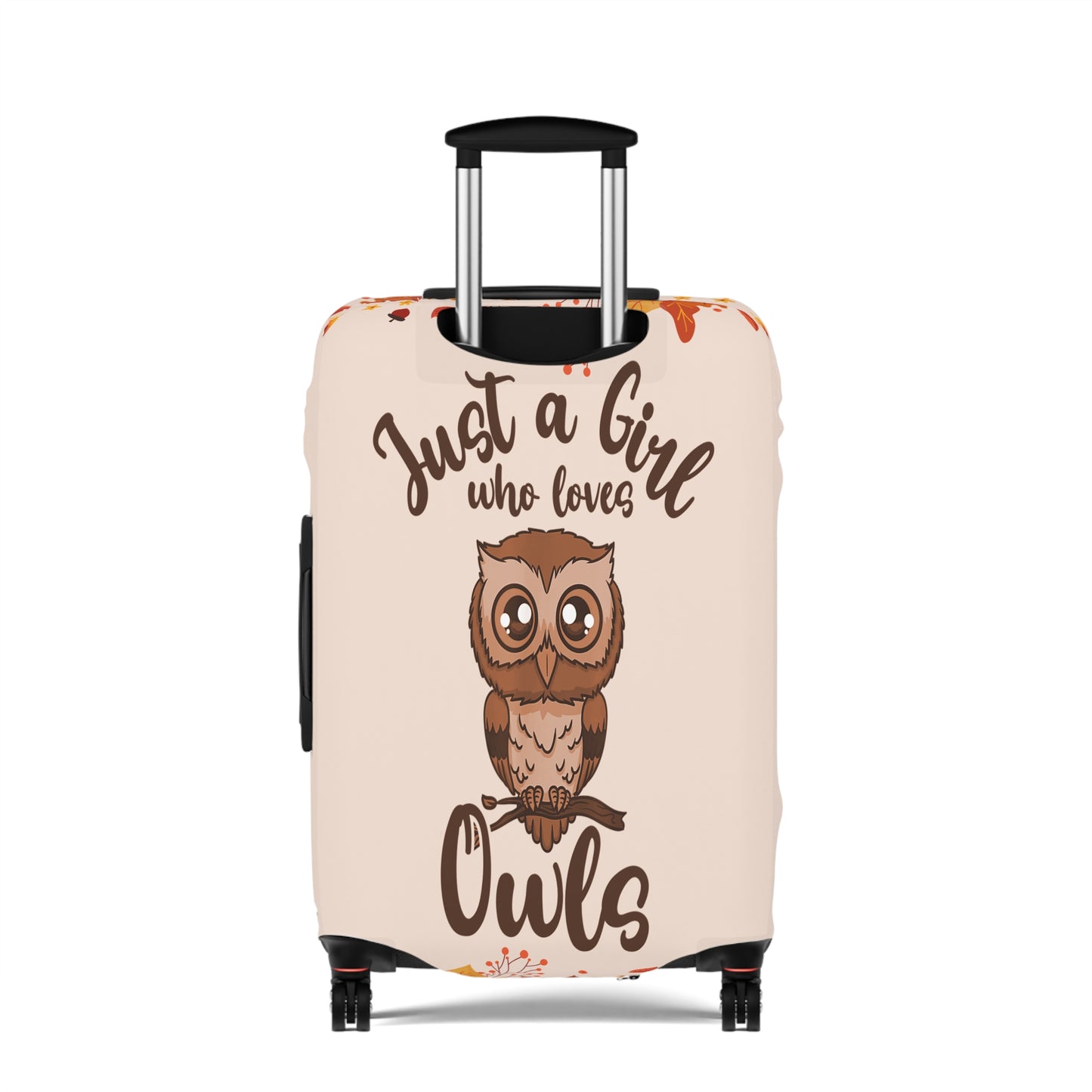 Luggage Cover, Just a Girl who loves Owls, awd-1713