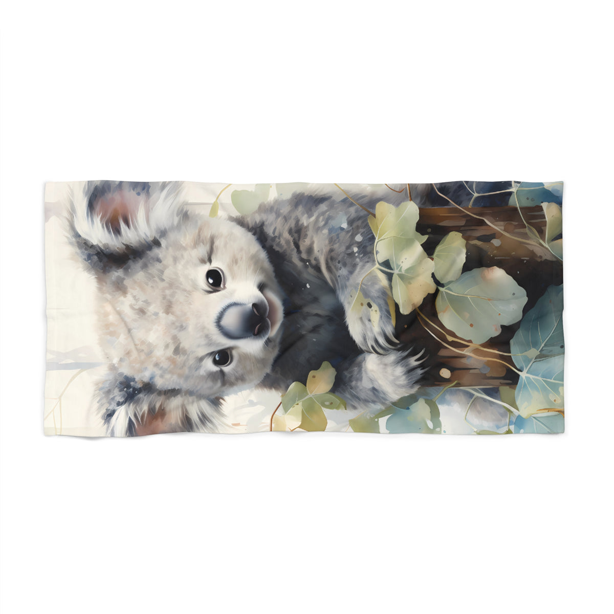 Beach Towel, Australian Animals, Koala, Polycotton Towel, 2 sizes Available