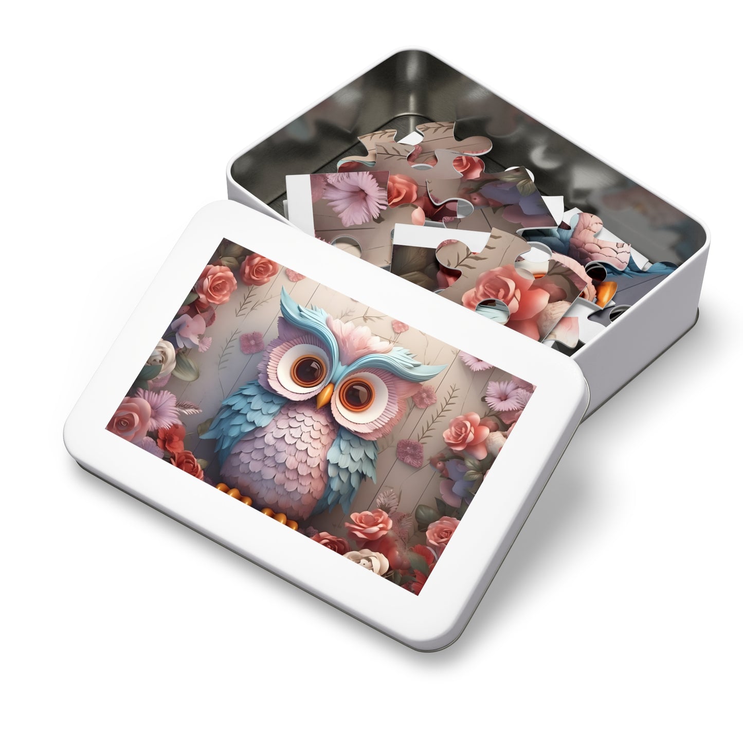 Jigsaw Puzzle, Owl, Personalised/Non-Personalised (30, 110, 252, 500,1000-Piece)