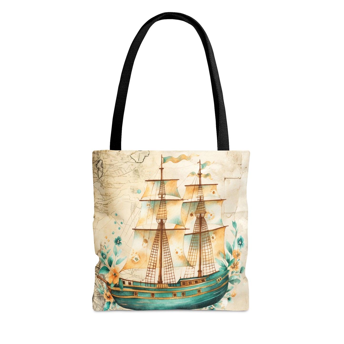 Tote Bag, Nautical bag, Beach Tote Bag