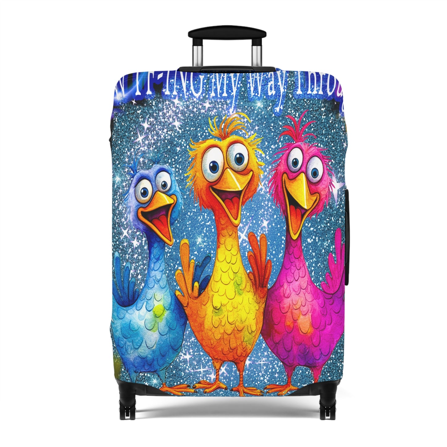 Luggage Cover, Chickens, WTFing my way through, awd-1690