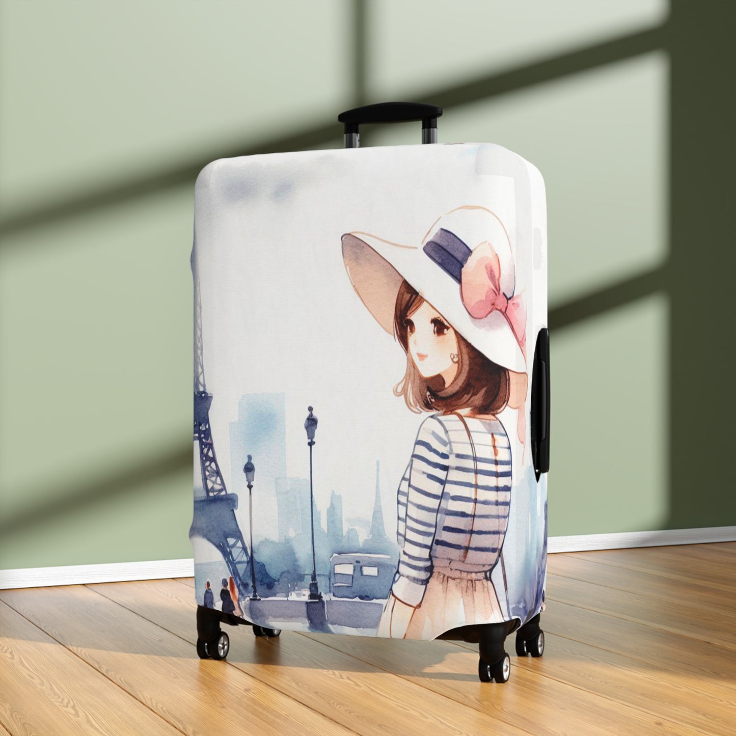 Luggage Cover, Just a Girl Who loves Travelling, awd-2105