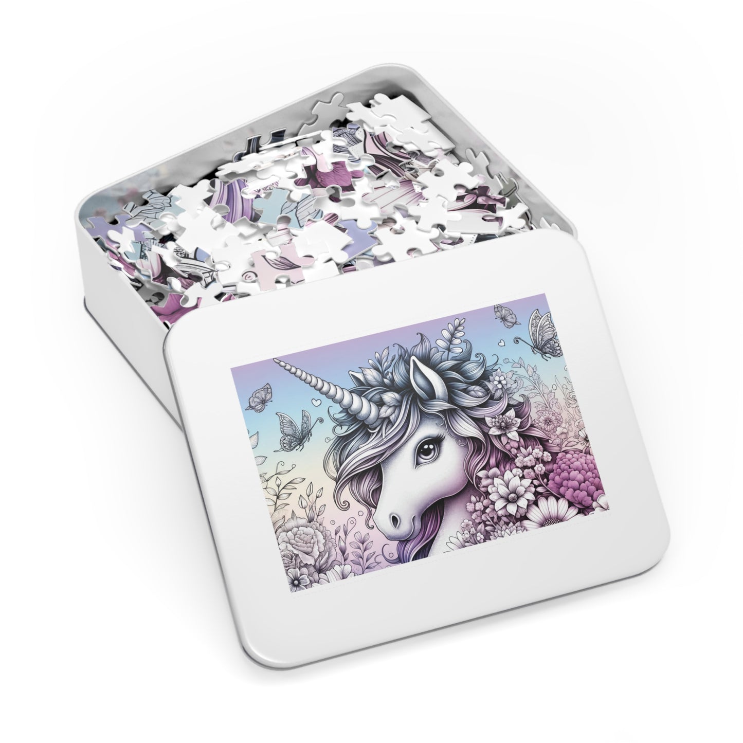 Jigsaw Puzzle, Unicorn, Personalised/Non-Personalised (30, 110, 252, 500,1000-Piece)