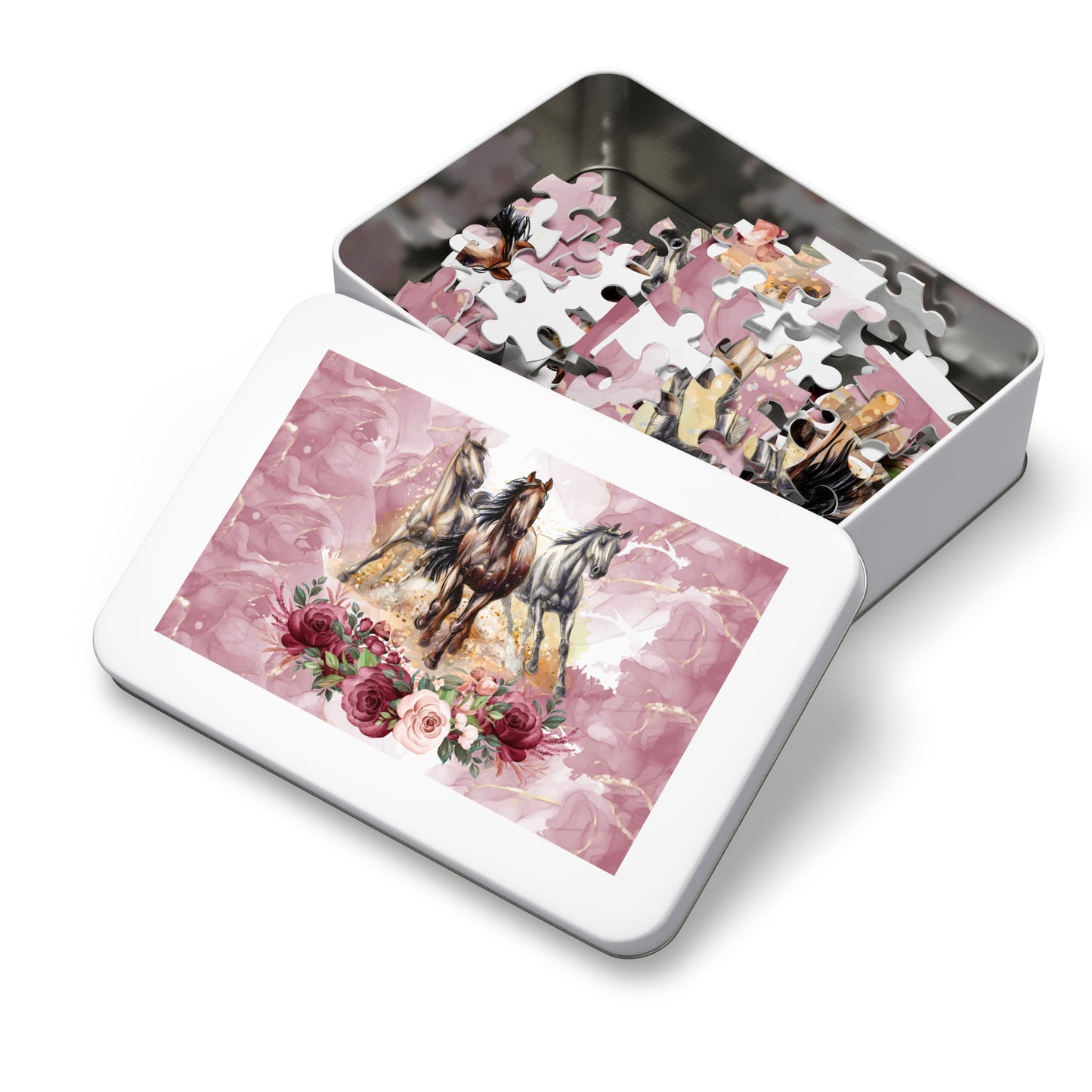 Jigsaw Puzzle, Horses, Personalised/Non-Personalised (30, 110, 252, 500,1000-Piece)