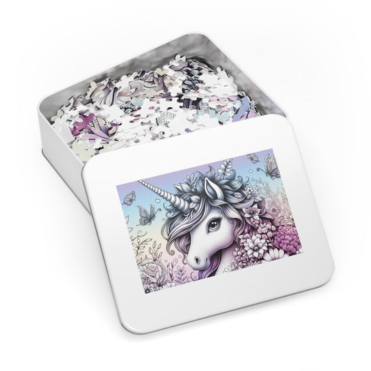 Jigsaw Puzzle, Unicorn, Personalised/Non-Personalised (30, 110, 252, 500,1000-Piece)