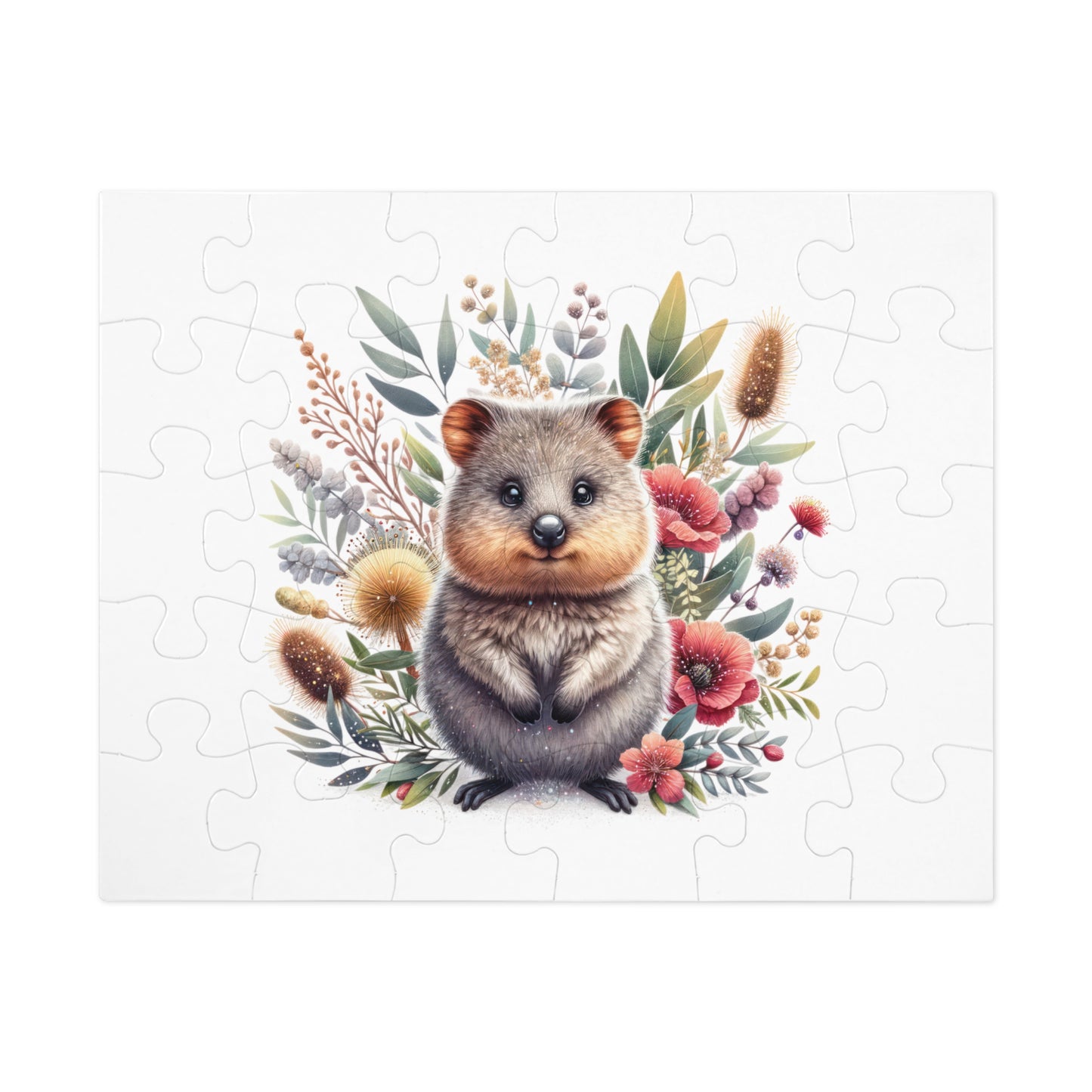 Jigsaw Puzzle in Tin, Australian Animals, Quokka, Personalised/Non-Personalised, awd-1327 (30, 110, 252, 500,1000-Piece)