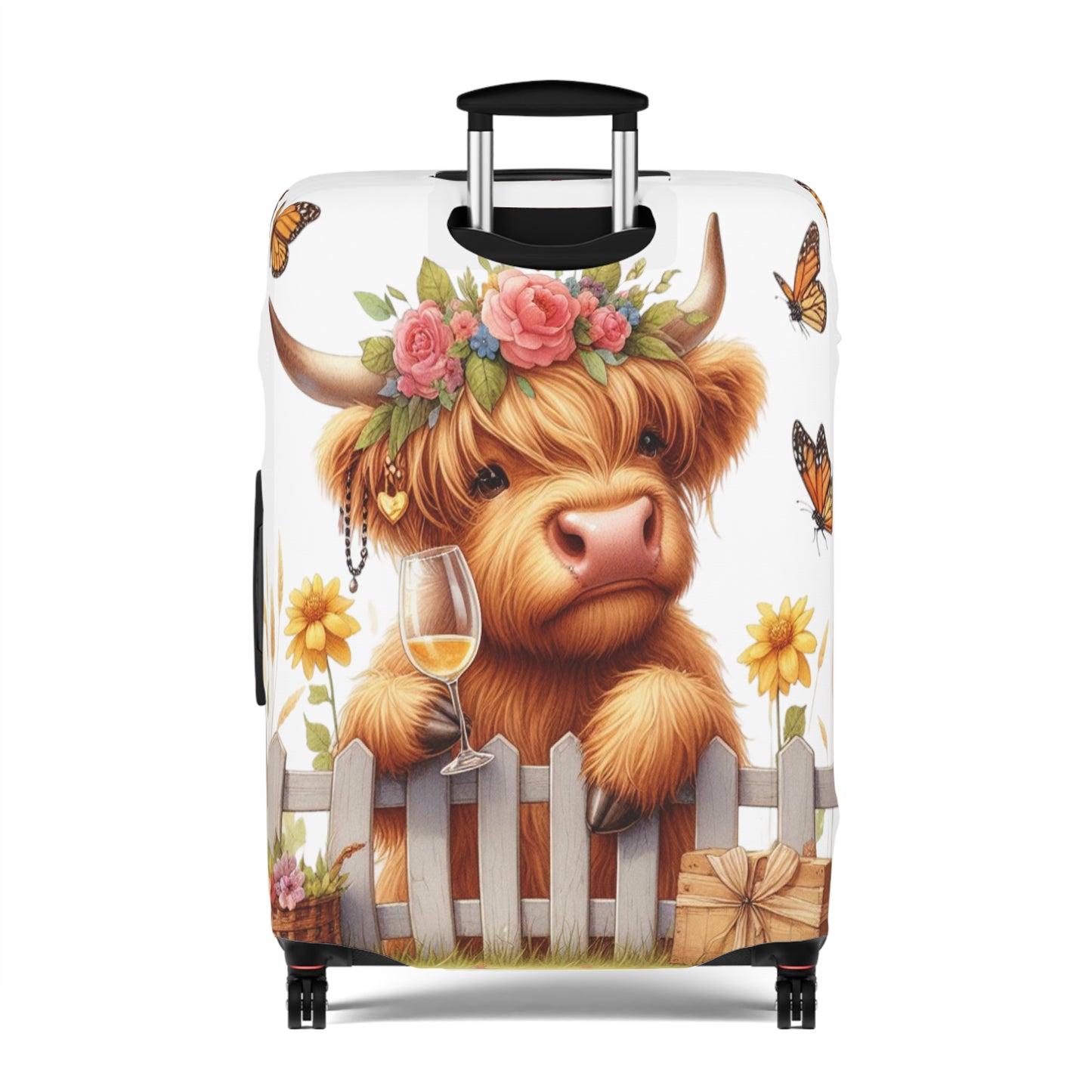 Luggage Cover, Highland Cow, awd-3046