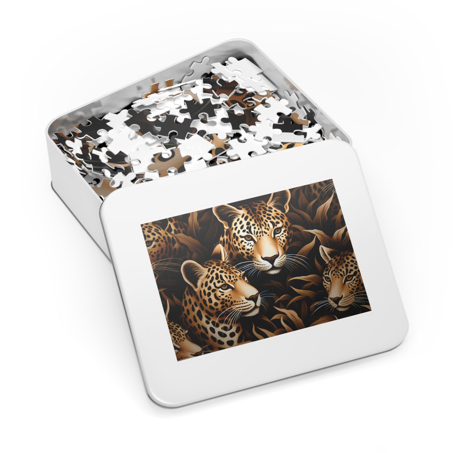 Jigsaw Puzzle, Leopard, Personalised/Non-Personalised (30, 110, 252, 500,1000-Piece)