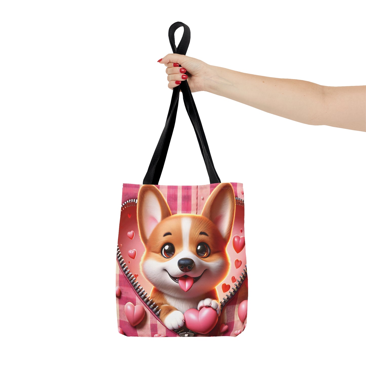 Tote Bag, Cute Dog, Personalised/Non-Personalised Tote bag