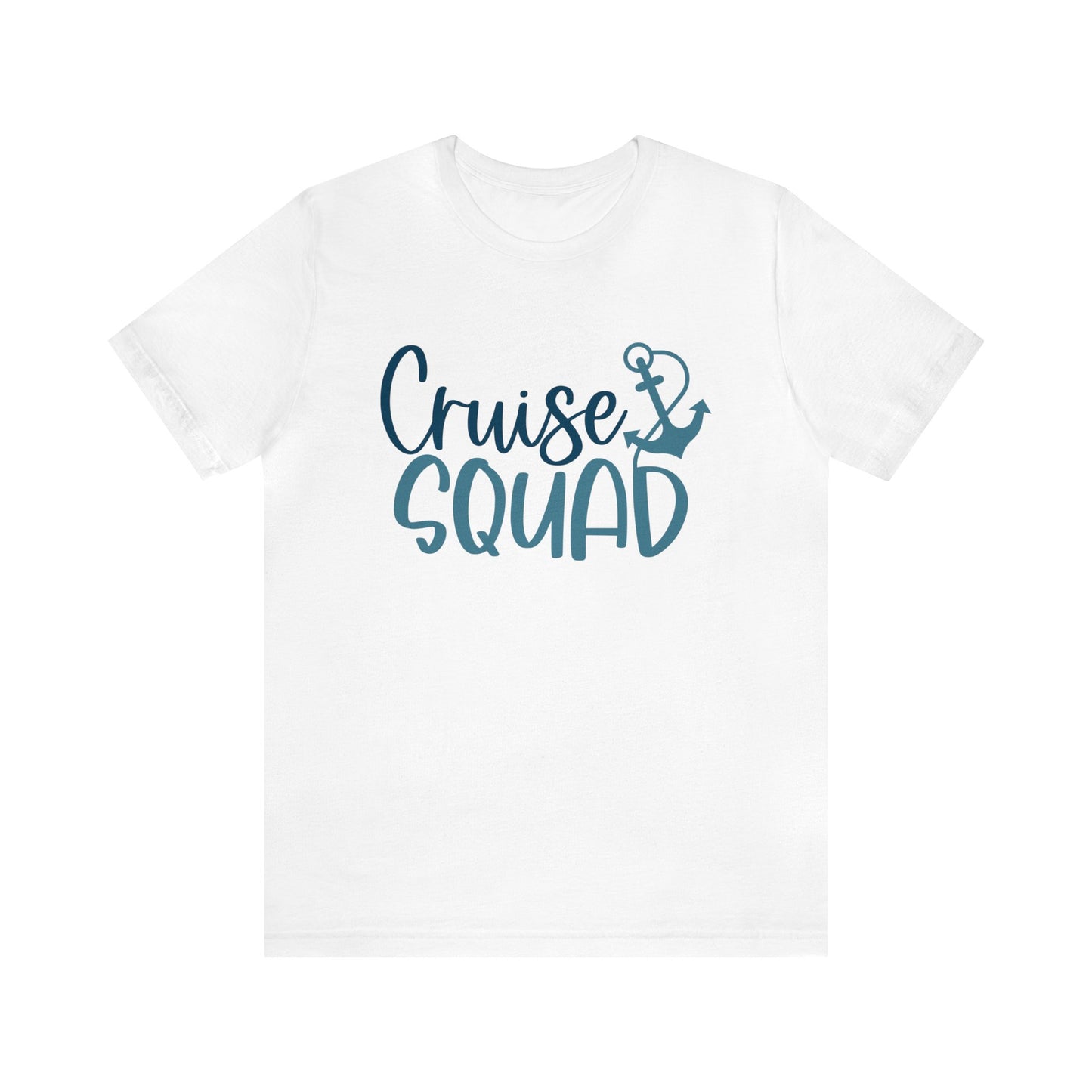 Unisex Adults Jersey Short Sleeve Tee, Cruise Tee, 100% Cotton, Cruise Squad Blue, Light Fabric 142 g/m²