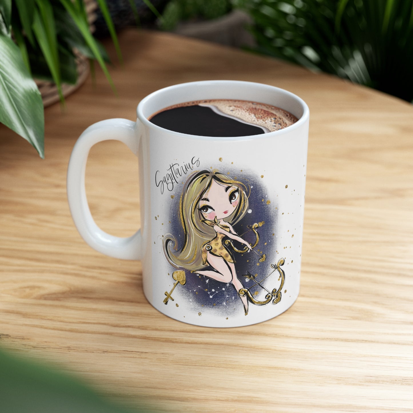 Zodiac Sign, Sagittarius, Ceramic Mug 11oz