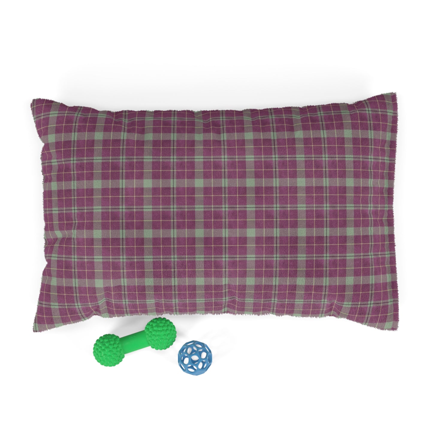 Luxury Pet Bed, feather soft fleece, Tartan