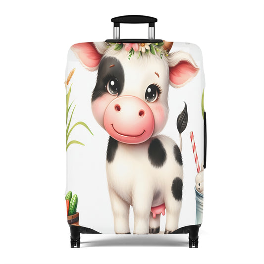 Luggage Cover, Cow, awd-1614