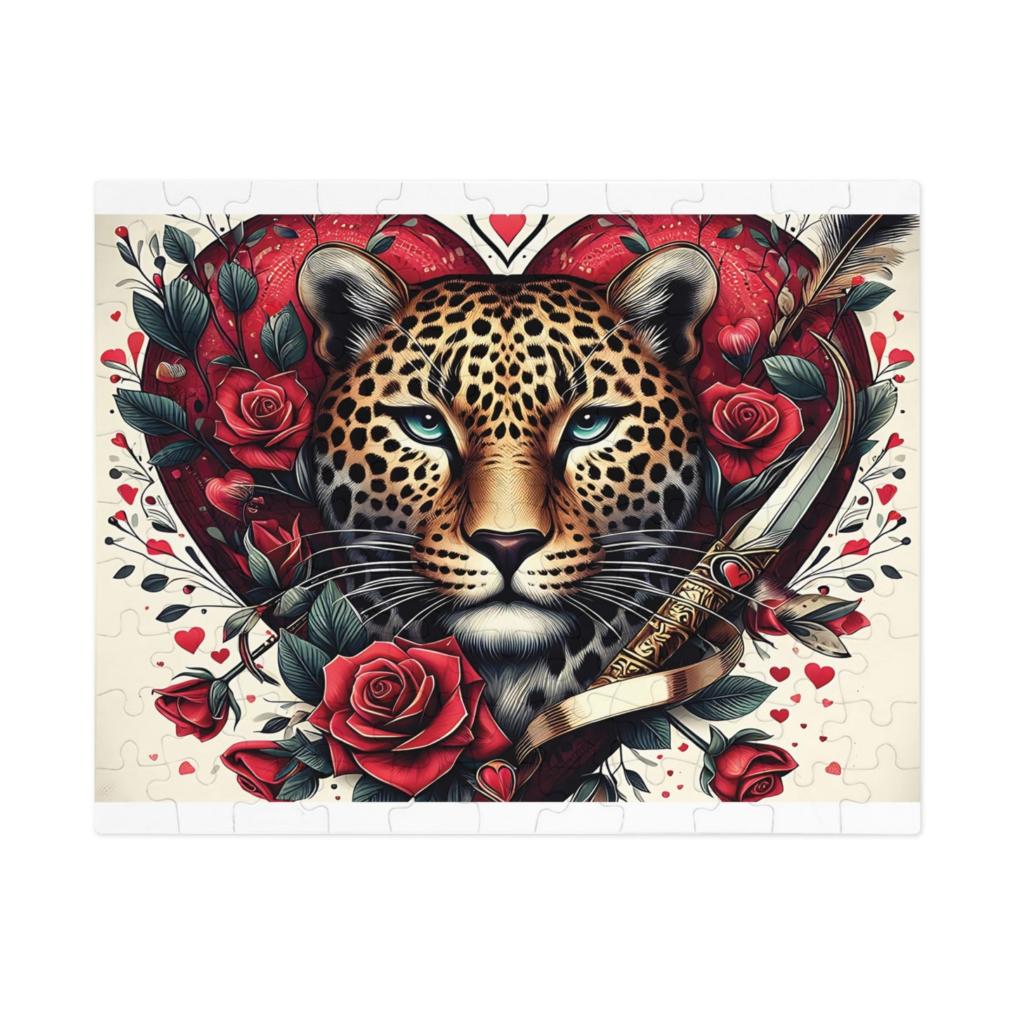 Jigsaw Puzzle, Cheetah, Personalised/Non-Personalised (30, 110, 252, 500,1000-Piece)