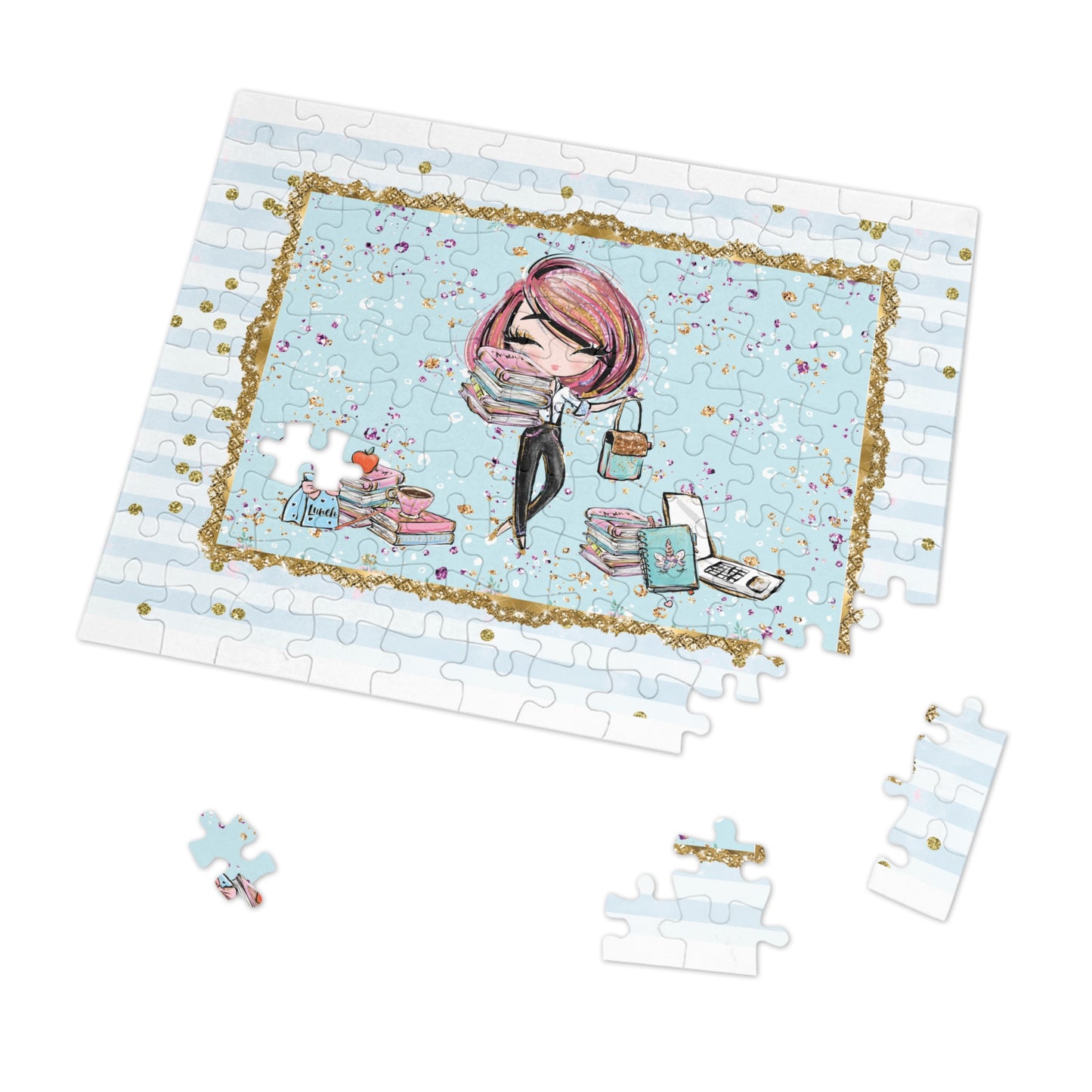 Jigsaw Puzzle, Teacher, Personalised/Non-Personalised (30, 110, 252, 500,1000-Piece)