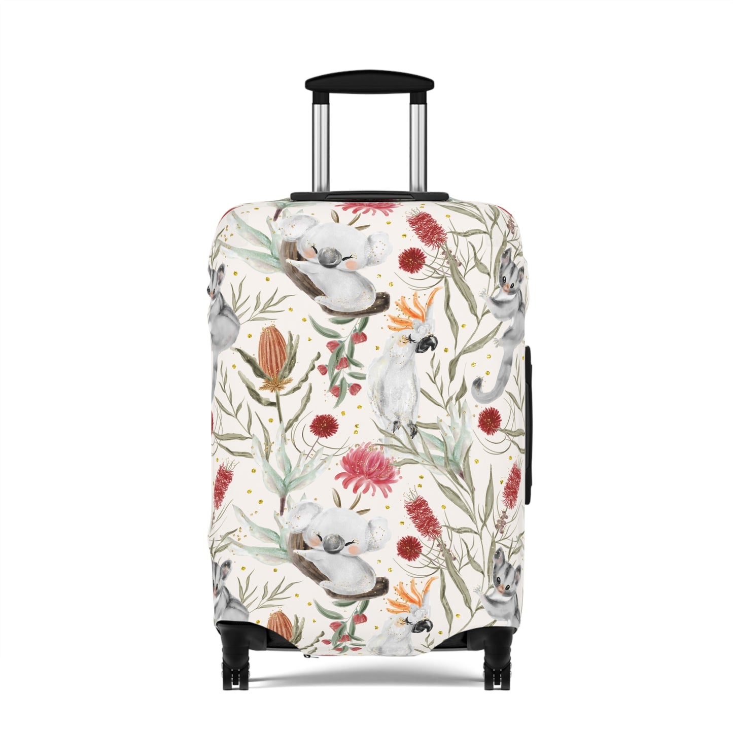 Luggage Cover, Australian Animals, Koala, Cockatoo, Possum